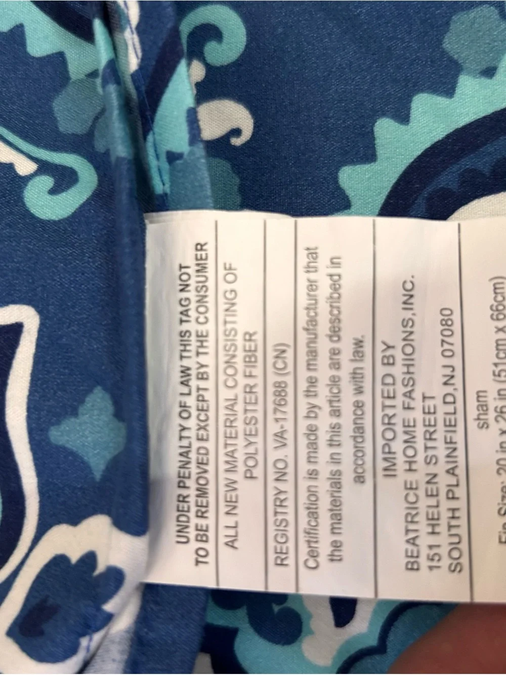 Floral Medallion Twin/Twin XL Quilt Set, Navy, Light Blue, Teal w/ Accent Pillow